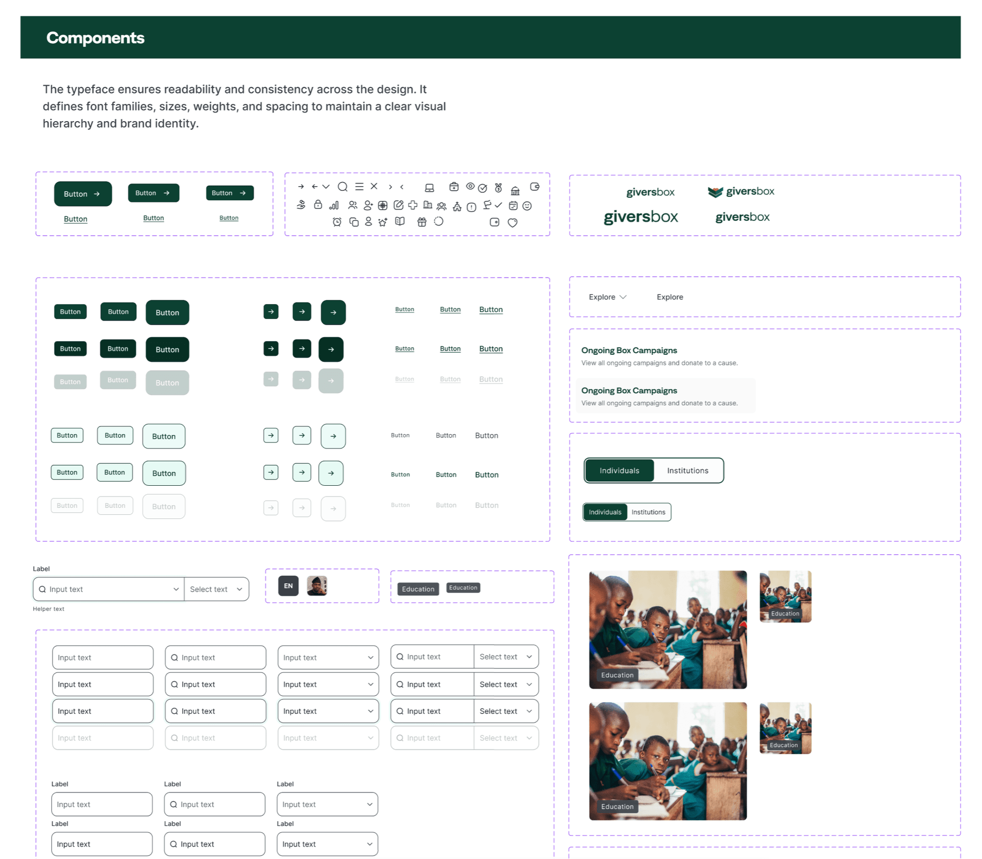 GiversBox Donation Website 1